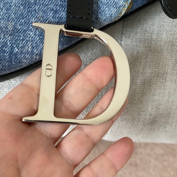 DIOR Limited Edition Speedway Denim Saddle Bag - Picture 13 of 17